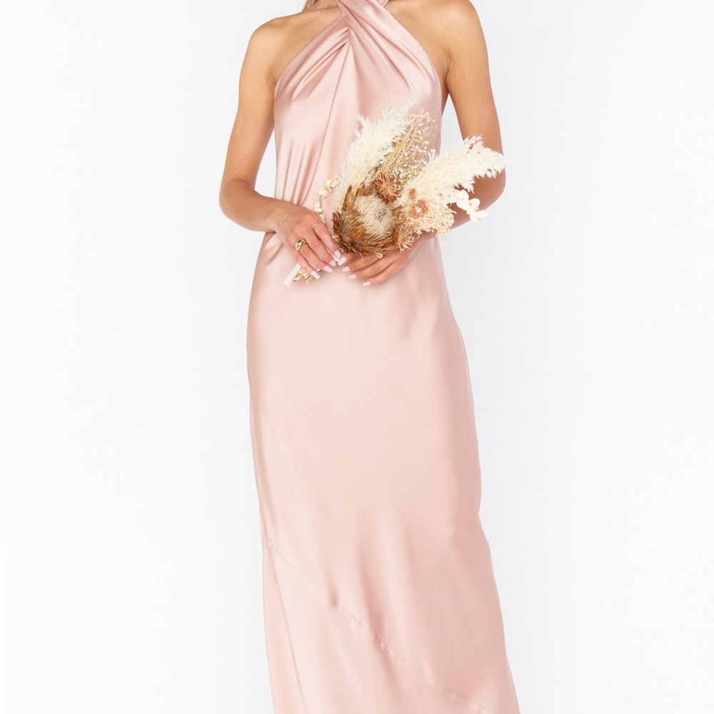 NWT Show Me Your MuMu Jasmine Halter Maxi Dress